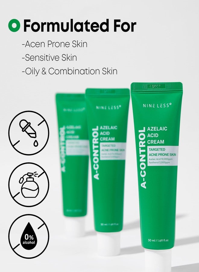 نايلس كريم أزيلاليك أسيد من إيه-كنترول - مرطب كوري للوجه لإزالة الشوائب - مكافحة حب الشباب وترطيب البشرة للحصول على بشرة أكثر نقاءً - تخفيف الشوائب، وتهدئة البشرة، 1.69 أونصة. - Image 5